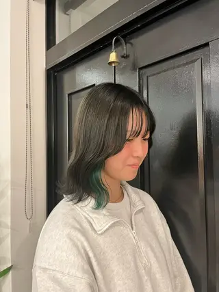 カラー ✨ブリーチなしwカラ ー✨豊田拓真のヘアスタイル