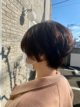 ショート 永沼 真依のヘアスタイル