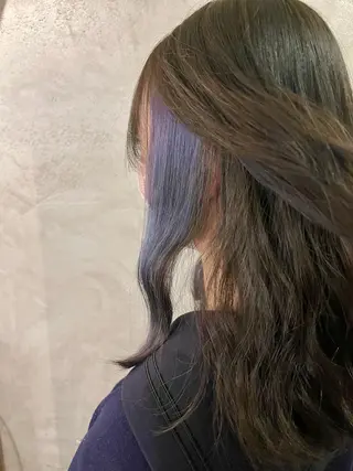 カラー FUJINO RYOのヘアスタイル