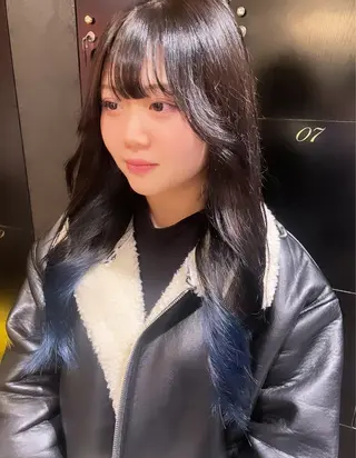 ロング カラー 💞暖色カラー 💞risaのヘアスタイル