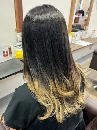 ロング olino【西田辺】 KAORIのヘアスタイル