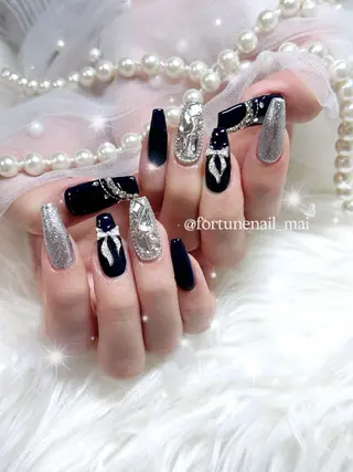 ネイル 🎀Mai 🎀12/17空✩⡱のネイルデザイン