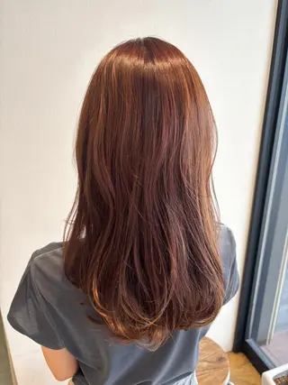 セミロング 井上 樹のヘアスタイル