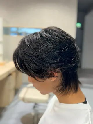 ショート パーマ メンズ 🔮メンズ縮毛矯正 毛流れパーマ💎竹永のヘアスタイル