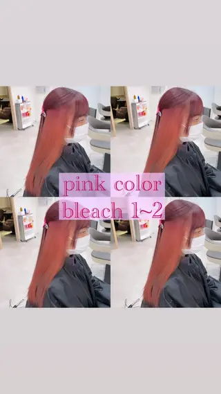 ロング カラー ピンクカラー🎀/ ミルクティー🍼花音のヘアスタイル