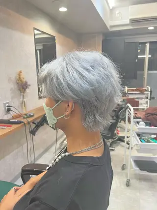 ショート カラー パーマ特化美容師 佐藤壮流のヘアスタイル