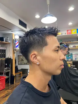 ショート メンズ 上田理髪店所属・💈Renma💈 【fade】必見‼️のヘアスタイル