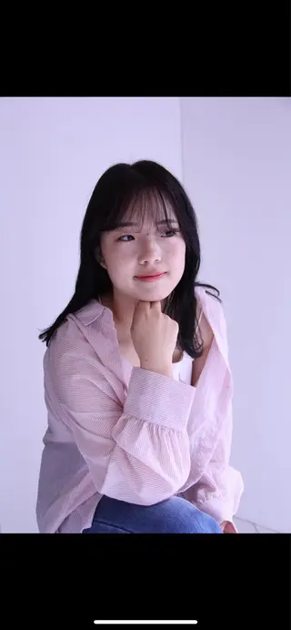 ミディアム カラー 顔周り/韓国レイヤー junkaのヘアスタイル