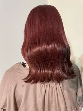 セミロング カラー ヘアアレンジ キッズ アイブロウ 透明感カラー/推しカ ラー☁️JURAのヘアスタイル