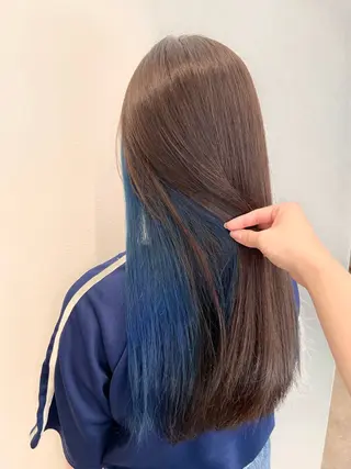 ロング カラー 宮田 心奈のヘアスタイル