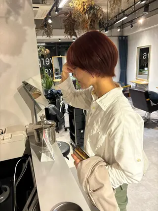 ショート 【ブリーチラベンダー の神様】💗髙島隆世のヘアスタイル
