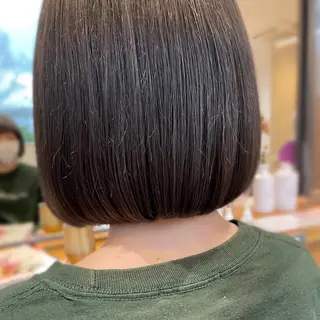 ミディアム カラー 北本 まどかのヘアスタイル