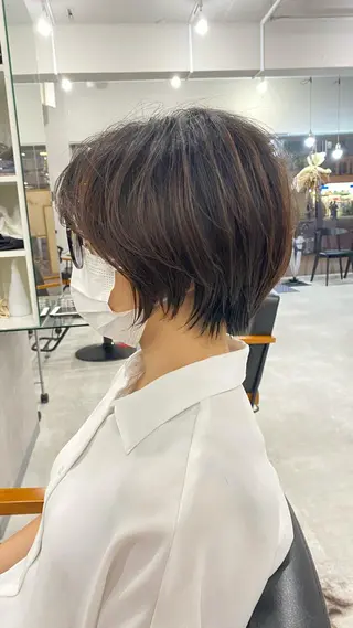 ショート エリュ所属・⭐️ショート⭐️美髪 矯正⭐️水口陸のヘアスタイル