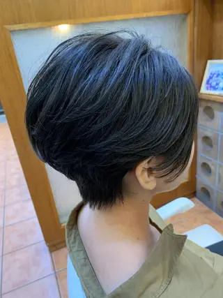 ショート カラー パーマ ✨美髪矯正&ショート の小林✨のヘアスタイル