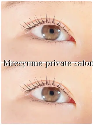 マツエク・マツパ Mresyume MAYUのマツエク・マツパデザイン