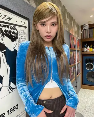 ロング カラー 後藤 里奈のヘアスタイル