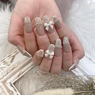 ネイル 🦋ネイルサロン ブラン🌈ゆりのネイルデザイン