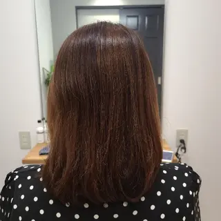 ミディアム 🎨艶カラー*ボブ ソムリエ🎨あさみのヘアスタイル