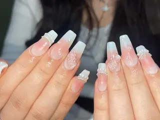 ネイル ki🍒🍒 ki ツルツルネイルのネイルデザイン