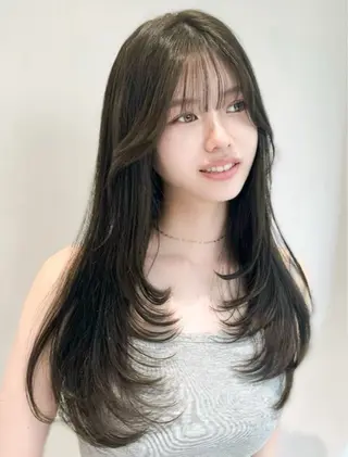 ロング 木村 宙奈のヘアスタイル