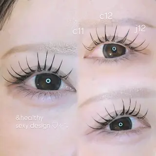 マツエク・マツパ eyelist Yuzu🎀のマツエク・マツパデザイン