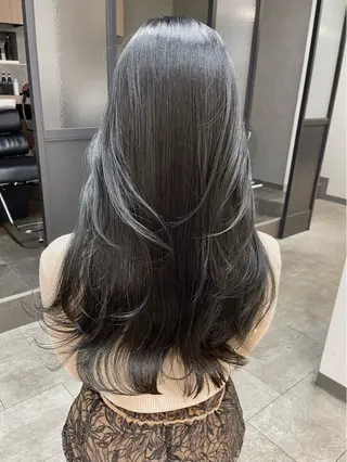 ロング neaf六本木所属・韓国風レイヤー ショート/犬塚 優介のヘアスタイル