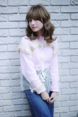 ミディアム 💈Chlom💈_ 公式_NewOpenのヘアスタイル