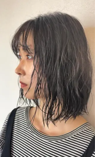 カラー ボブ/髪質改善/ soiナカジママドリのヘアスタイル