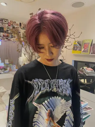 ショート カラー 太田 妃香/岡崎美容室のヘアスタイル