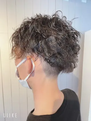 ショート パーマ メンズ ❣️モードケイズ塚口 和田一将のヘアスタイル