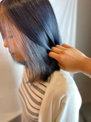 ミディアム CS made by SHACHU 栄所属・栄 エクステ職人 Katsuma♔.ﾟのヘアスタイル