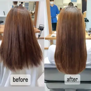 ロング カラー パーマ 髪質改善ストレート✨ パーマヘア✨YUKIのヘアスタイル