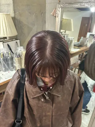 カラー 赤坂 柚和のヘアスタイル