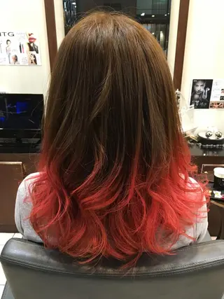 ショート ミディアム セミロング ロング カラー パーマ ヘアアレンジ メンズ キッズ ネイル まつエク MODEK's阿倍野 伊藤サダキのヘアスタイル