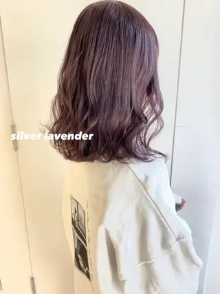 ミディアム カラー GOODDAY ヘアサロンのヘアスタイル