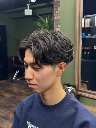 パーマ メンズ 川崎 健翔のヘアスタイル