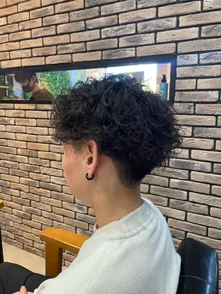 パーマ メンズ Latte川原店所属・金古 美優のヘアスタイル