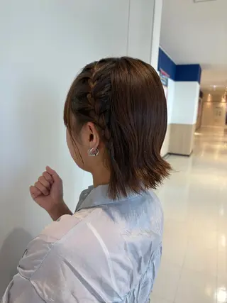 ヘアアレンジ ピンクカラーアレンジ 🩷AYANA🩷のヘアスタイル