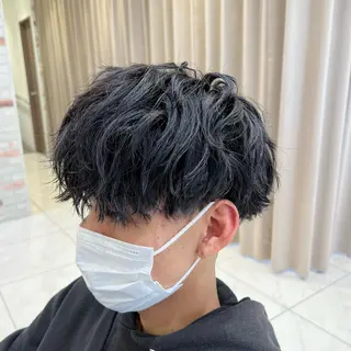 パーマ メンズ 髪質改善/縮毛矯正 カット/佐野友尉のヘアスタイル