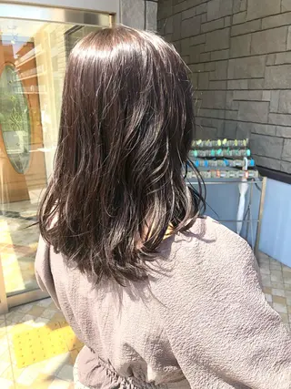 ミディアム La fith hair rond 立川店所属・kyosuke 透明感カラーのヘアスタイル