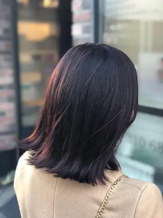 ミディアム カラー 永井大樹✨ 透明感カラー✨のヘアスタイル