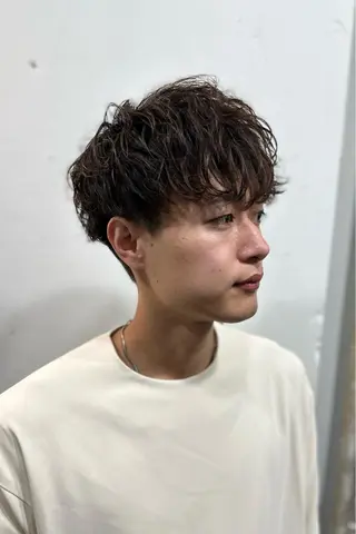 ショート パーマ メンズ SALOWIN名古屋suite店所属・メンズカット/名駅 個室/千田のヘアスタイル