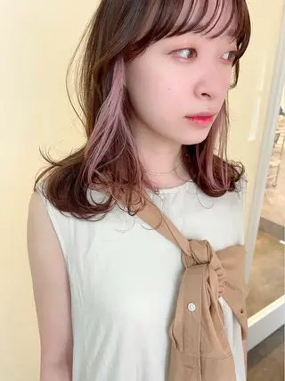 カラー SHEARA BY CARE所属・. AYUKAのヘアスタイル