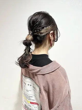 ヘアアレンジ 🩰 柔らかいカラー tomomi🌛のヘアスタイル
