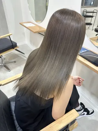 ロング カラー 植田 颯真のヘアスタイル