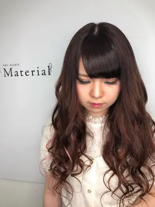 ロング Wakita Masakiのヘアスタイル