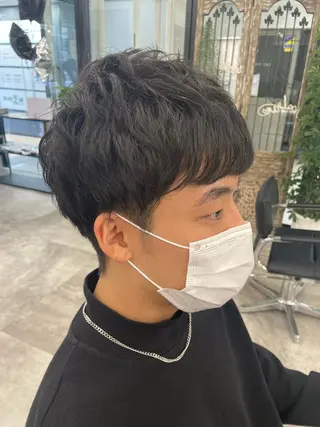 ショート パーマ KANGOLSALON 富山セントラル所属・松井 亜美のヘアスタイル