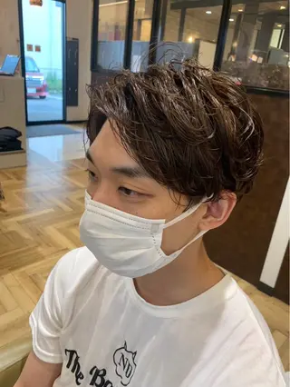 メンズ 深井 さやのヘアスタイル