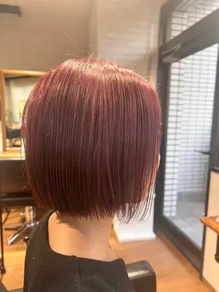 ミディアム カラー 土屋 咲希のヘアスタイル