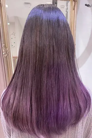 ロング カラー 古川 琴美のヘアスタイル